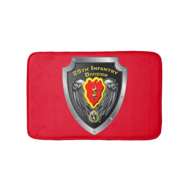 Tapis De Bain 25e division d'infanterie "Foudre tropicale" (Devant)