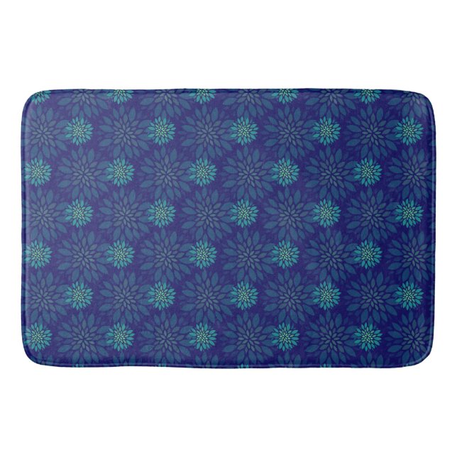 Tapis de bain à motifs floraux (Devant)