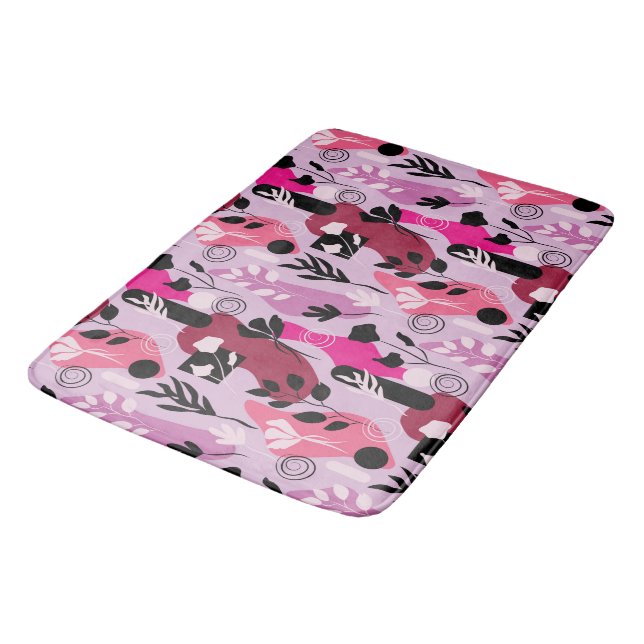 Tapis De Bain Abstract Botanics (Angle)
