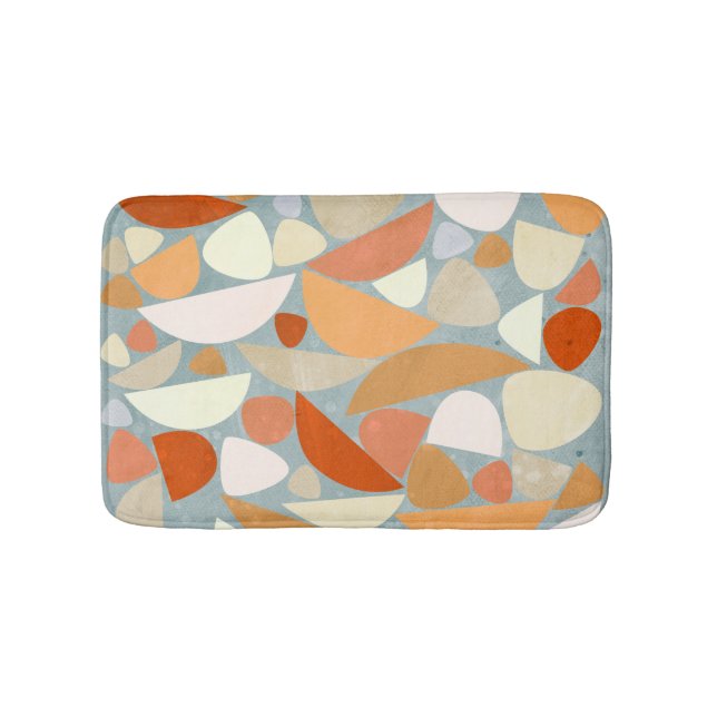 Tapis De Bain Abstract Modern Geometric Art (Devant)