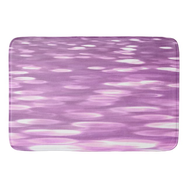 Tapis De Bain Abstrait #3 : Lilac Shimmer (Devant)