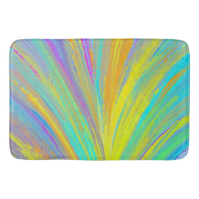 Tapis De Bain Abstrait Tropical Summer Fun (Devant)