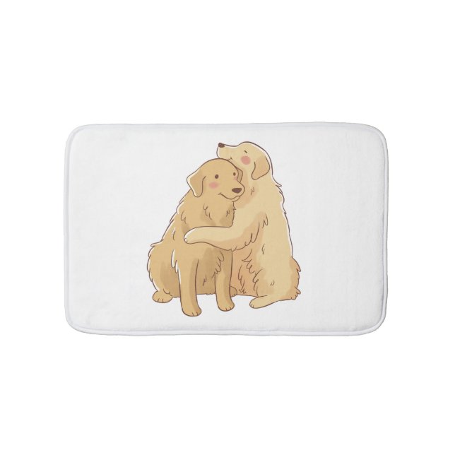 Tapis De Bain Accroche de Golden Retriever (Devant)