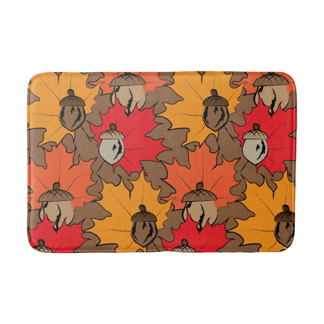 Tapis De Bain Acorns et feuille V (Devant)