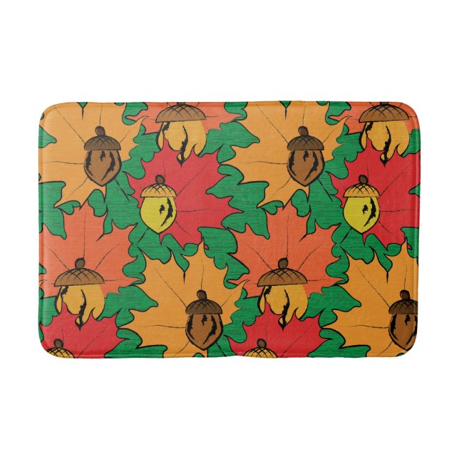 Tapis De Bain Acorns et feuille VI (Devant)