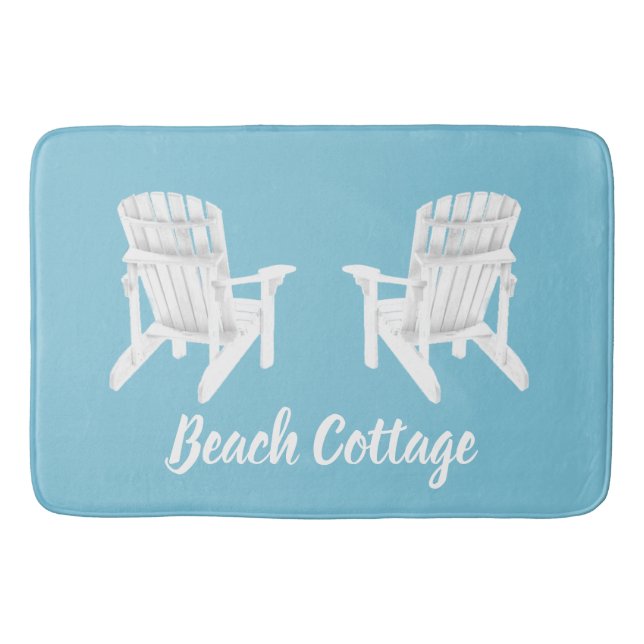 Tapis De Bain Adirondack préside votre couleur et texte (Devant)