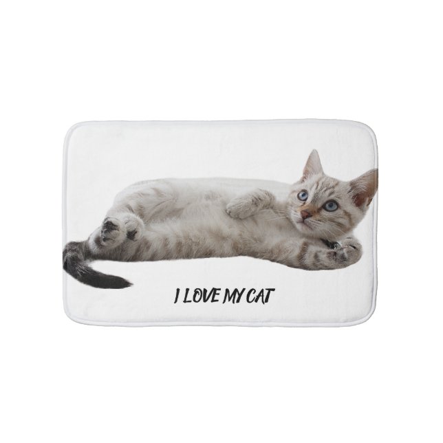 Tapis De Bain Adorable Chat Conception Bain Mat (Devant)