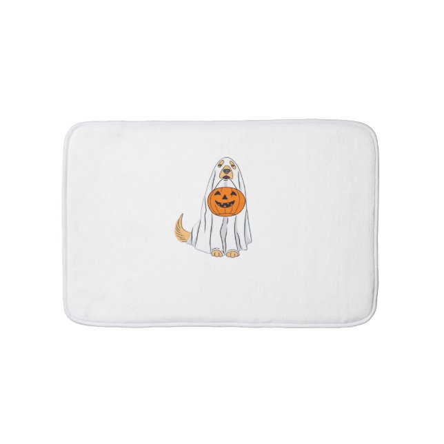Tapis De Bain Adorable Éffrayant Golden Retriever Ghost Classic  (Devant)
