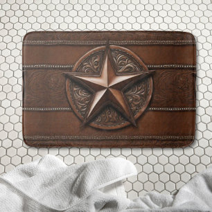 Tapis De Bain Agritourisme rustique Cowboy Western Country Texas