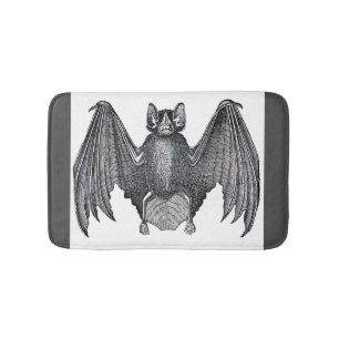 Tapis De Bain Ailes éffrayantes de rétro batte vintage vraimen