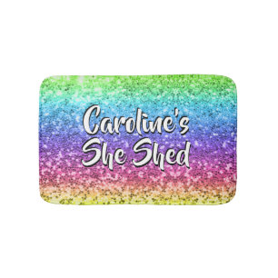 Tapis De Bain Ajouter Un Nom Changer Tout Texte Qu'Elle Partage 