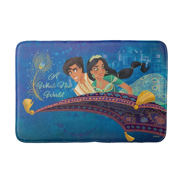 Tapis De Bain Aladin| Un nouveau monde entier (Devant)