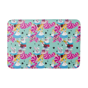 Tapis De Bain Alice au pays des merveilles  Motif d'amusement co