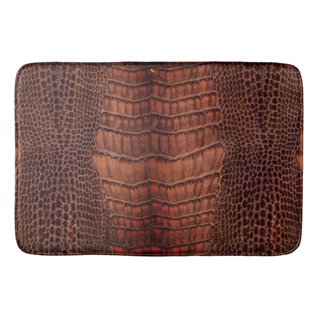Tapis De Bain Aligator Classic Reptile en cuir (Faux) (Devant)