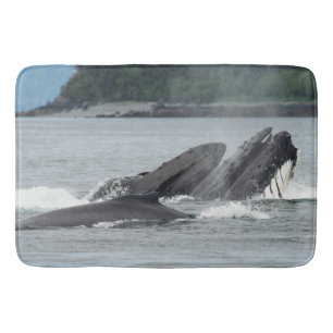 Tapis De Bain Alimentation des baleines à bosse