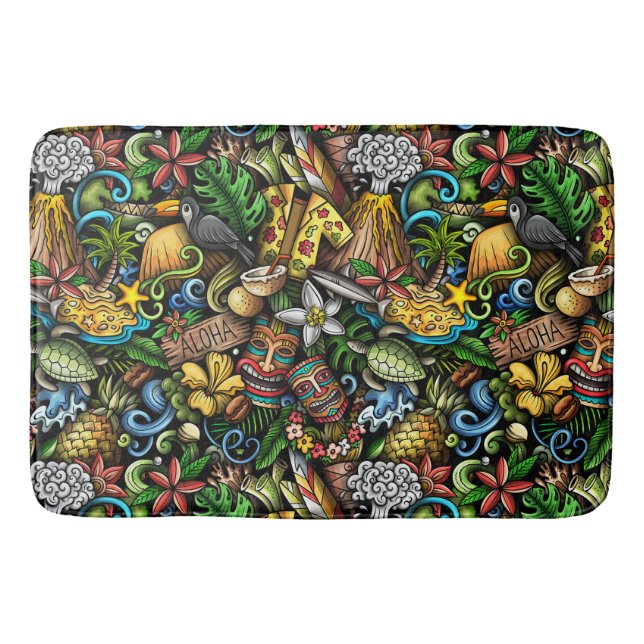 Tapis De Bain ALOHA Tropical (Devant)