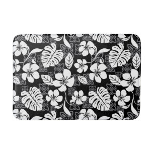 TAPIS DE BAIN ALOHA VENDREDI (NOIR)