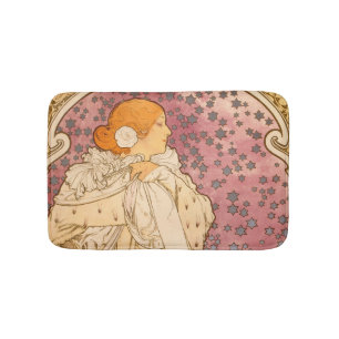 Tapis De Bain Alphonse Mucha La Dame Aux Camelias : Art Nouveau
