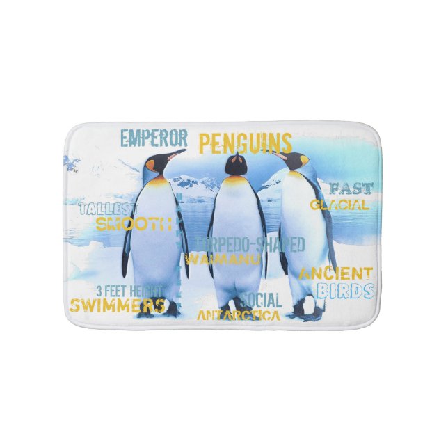 Tapis De Bain Amazing Empereur Penguin (Devant)