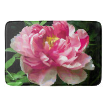 Amende blanche rose d'aquarelle de pivoine florale