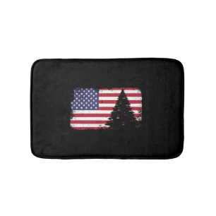 Tapis De Bain american flag