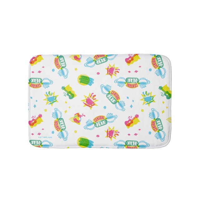 Tapis De Bain AMIS™ | Central Perk Neon Motif (Devant)