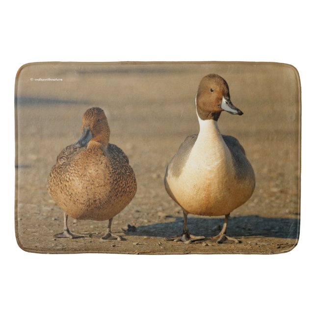 Tapis De Bain Amusant Amérique / Canards à ongles du Nord gothiq (Devant)