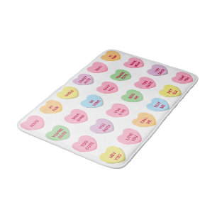 Tapis De Bain Amusante fille mignonne conversation personnalisée
