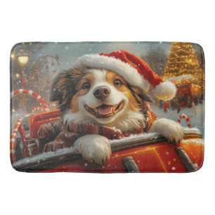Tapis De Bain Anatolie Berger Chien Roller Dessous de verre Noël