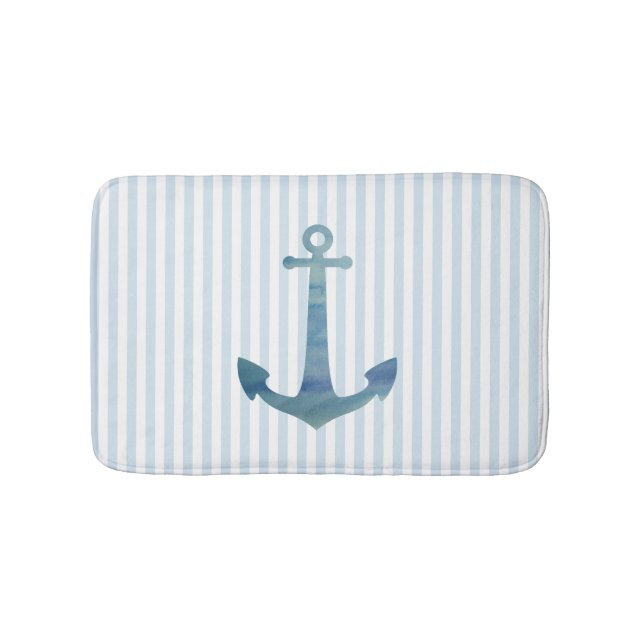 Tapis De Bain Ancre Nautique Bain de Mat (Devant)