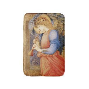 Tapis De Bain Angel Playing a Flageolet (par Edward Burne-Jones)