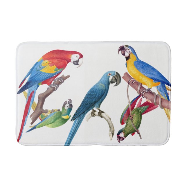 Tapis de bain animal de faune d'oiseaux de (Devant)