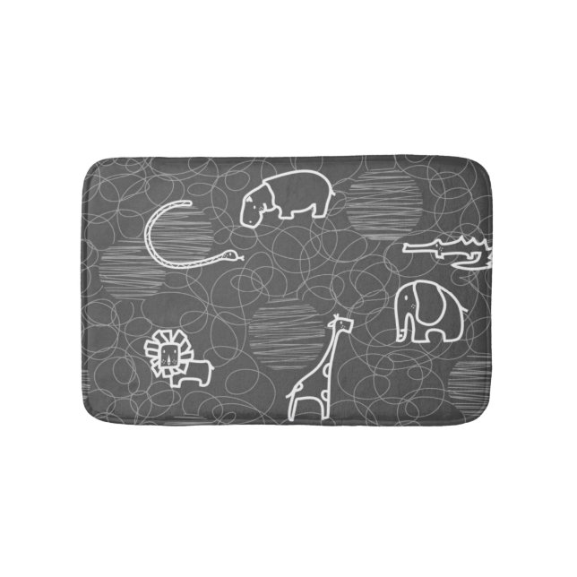Tapis De Bain animaux 5 de safari (Devant)