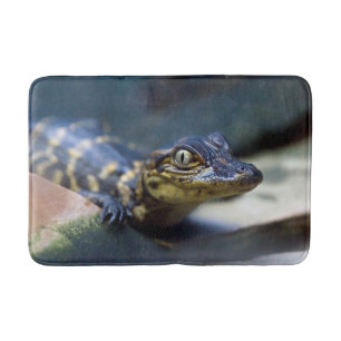 Tapis De Bain Animaux de bébés cutest   Jeune alligator