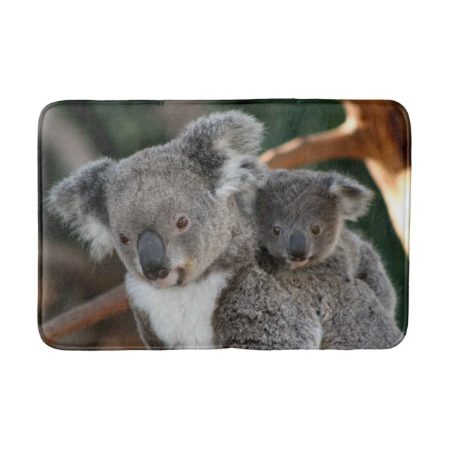 Tapis De Bain Animaux de bébés cutest | Koala et Joey (Devant)
