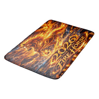 Tapis De Bain Année du Cheval de Feu 2026