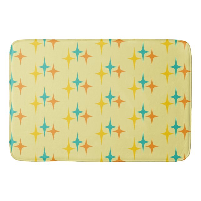 Tapis De Bain Années cinquante - triple étoile éclatement (Devant)