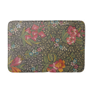 Tapis De Bain Antique Toile de Jouy 1800 Branches florales