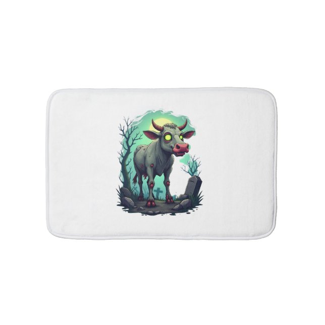Tapis De Bain Apocalypse de vache zombie (Devant)