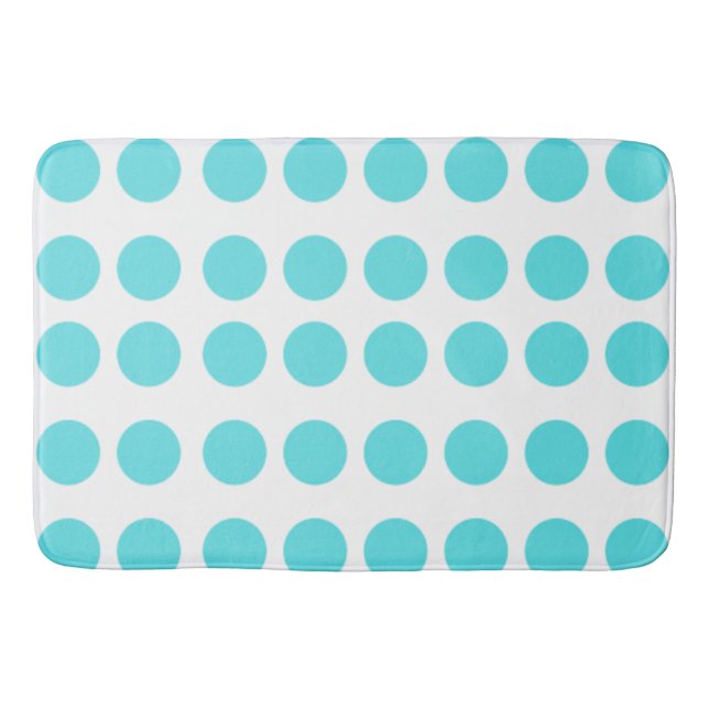 Tapis De Bain Aqua Pois (Devant)