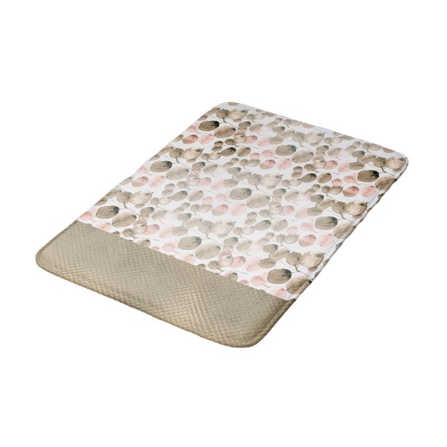 Tapis De Bain Aquarelle botanique classique (Angle)