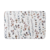 Aquarelle colorée Eucalyptus Feuilles