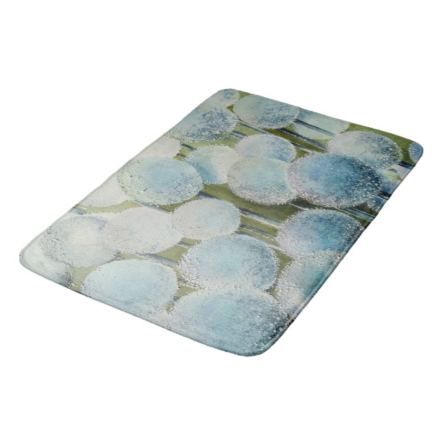 Tapis De Bain Aquarelle du champ de souhaits (Angle)