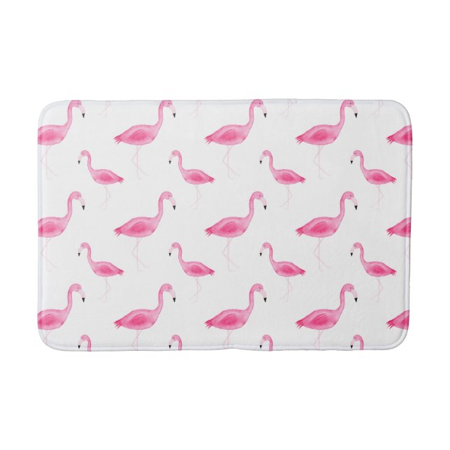 Tapis De Bain Aquarelle Flamingo Patte (Devant)