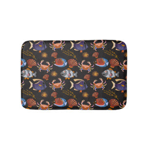 Tapis De Bain Aquatic animals ocean underwater life