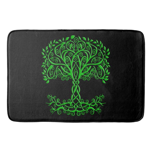 Tapis De Bain Arbre Celtique Vert De Vie (Devant)