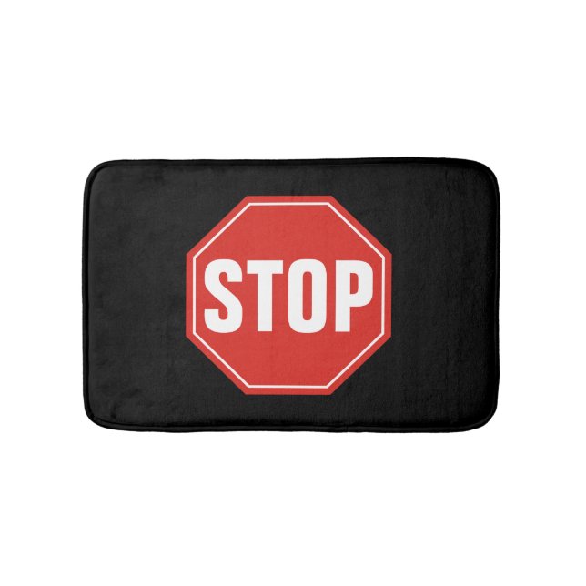 TAPIS DE BAIN ARRÊTER LE SIGNE (Devant)