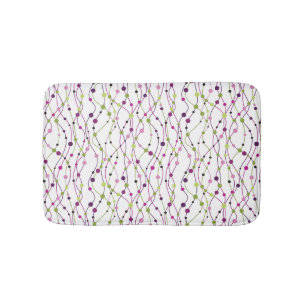 Tapis De Bain Arrière - plan multicolore de point