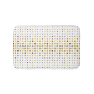 Tapis De Bain Arrière - plan multicolore de point