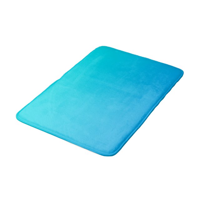 Tapis De Bain Arrière - plan Ombre bleu (Angle)